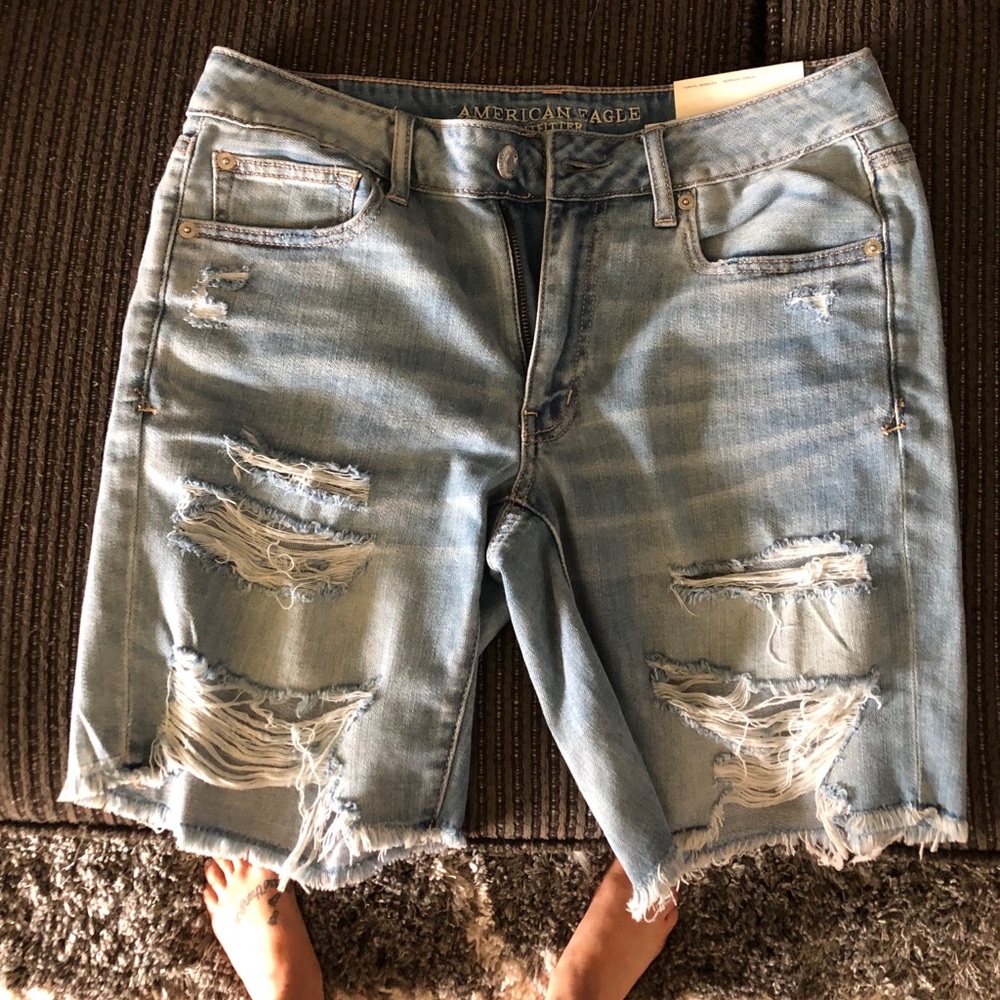 AE tomgirl denim Bermuda short